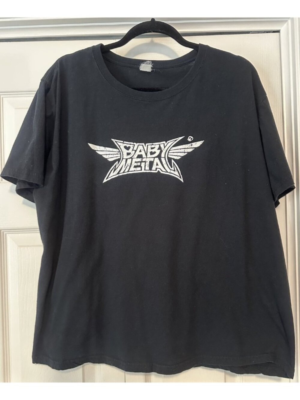 Baby Metal T shirt logo women's L Large tour concert music Babymetal KPOP K POP